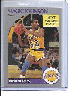 1990 NBA Hoops Magic Johnson #157 Lakers