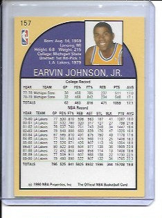 1990 NBA Hoops Magic Johnson #157 Lakers