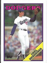 1988 Topps Tiffany Baseball #40 Orel Hershiser