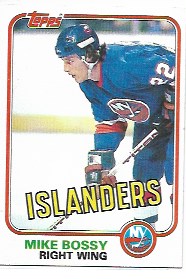 1981-82 Topps Hockey # 4 Mike Bossy