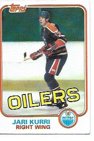 1981-82 Topps Hockey #18 Jari Kurri HOF RC