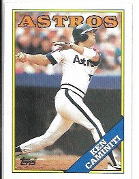 1988 Topps Tiffany Baseball #64 Ken Caminiti