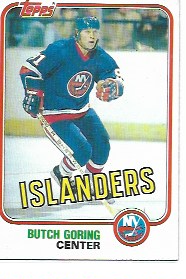 1981-82 Topps Hockey #E89 Butch Goring