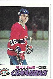 1977-78 Topps Hockey #163 Jaques Lemaire HOF