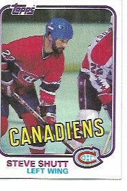 1981-82 Topps Hockey #34 Steve Shutt HOF