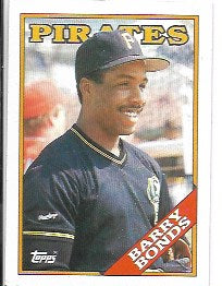 1988 Topps Tiffany Baseball #450 Barry Bonds